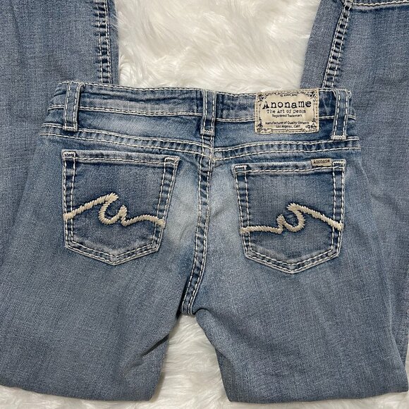 ANONAME Adriana Capri Jeans w Jewel button SIZE 27 - Picture 4 of 7
